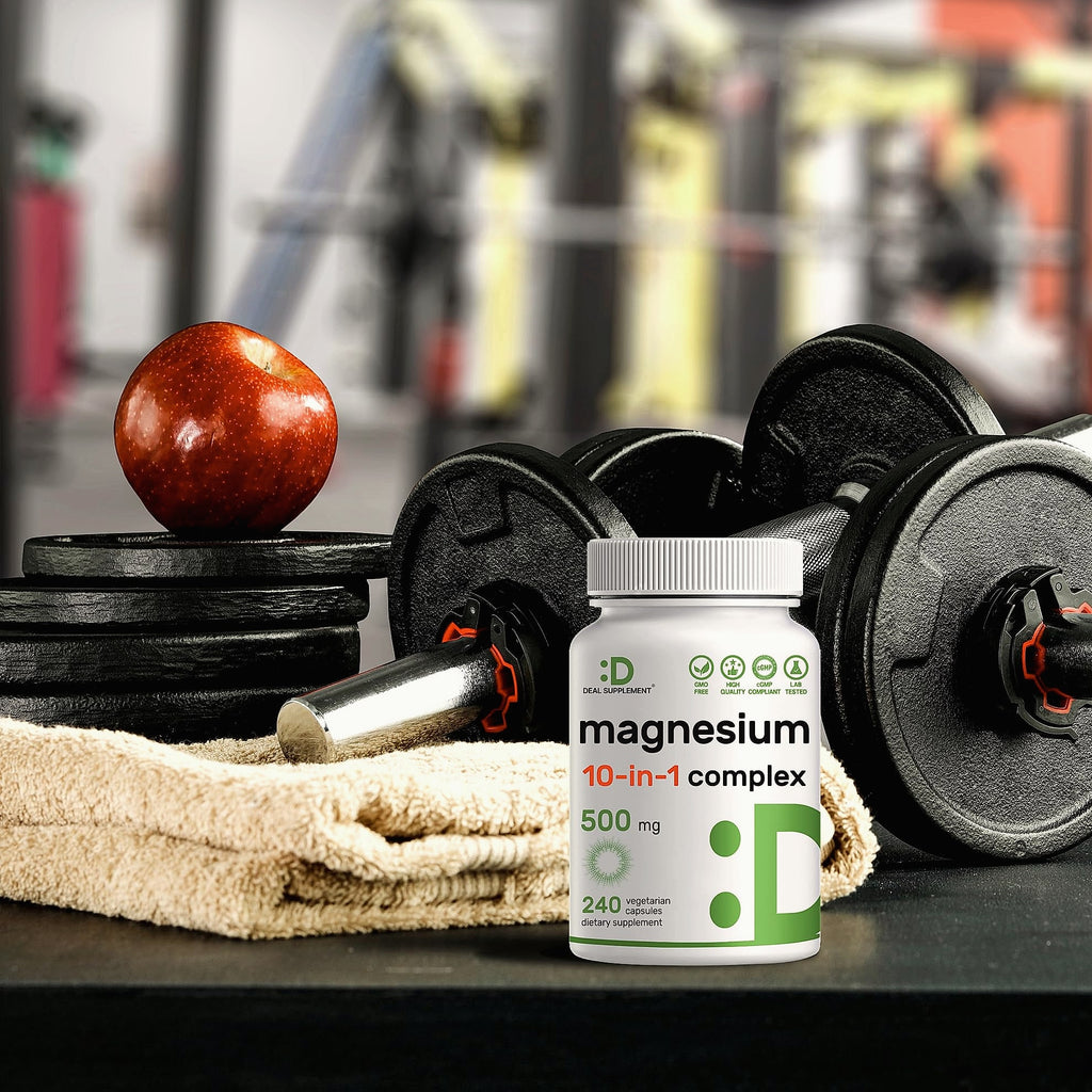 DEAL SUPPLEMENT Magnesium Complex 500mg, 240 Veggie Capsules