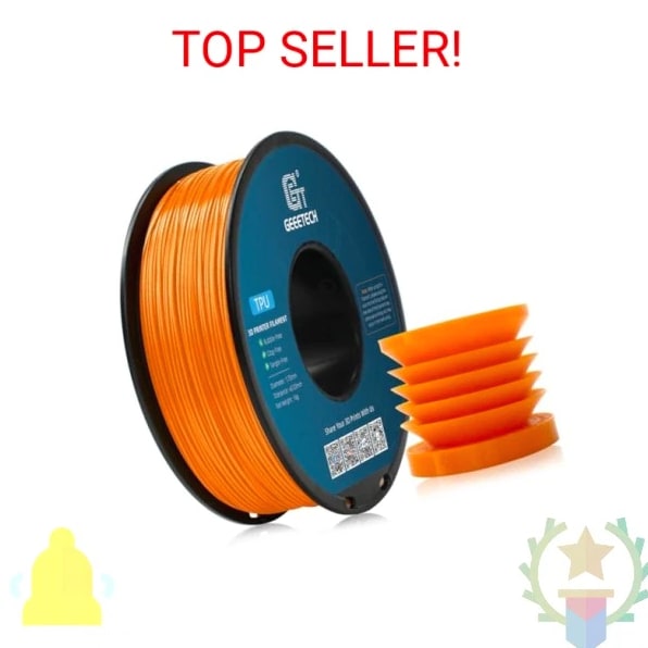 Geeetech TPU Filament 1.75mm, Shore 95A – Flexible 3D Printer Material with High