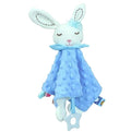 Datgo Elephant Baby Comforter Blanket with Rattle Toy