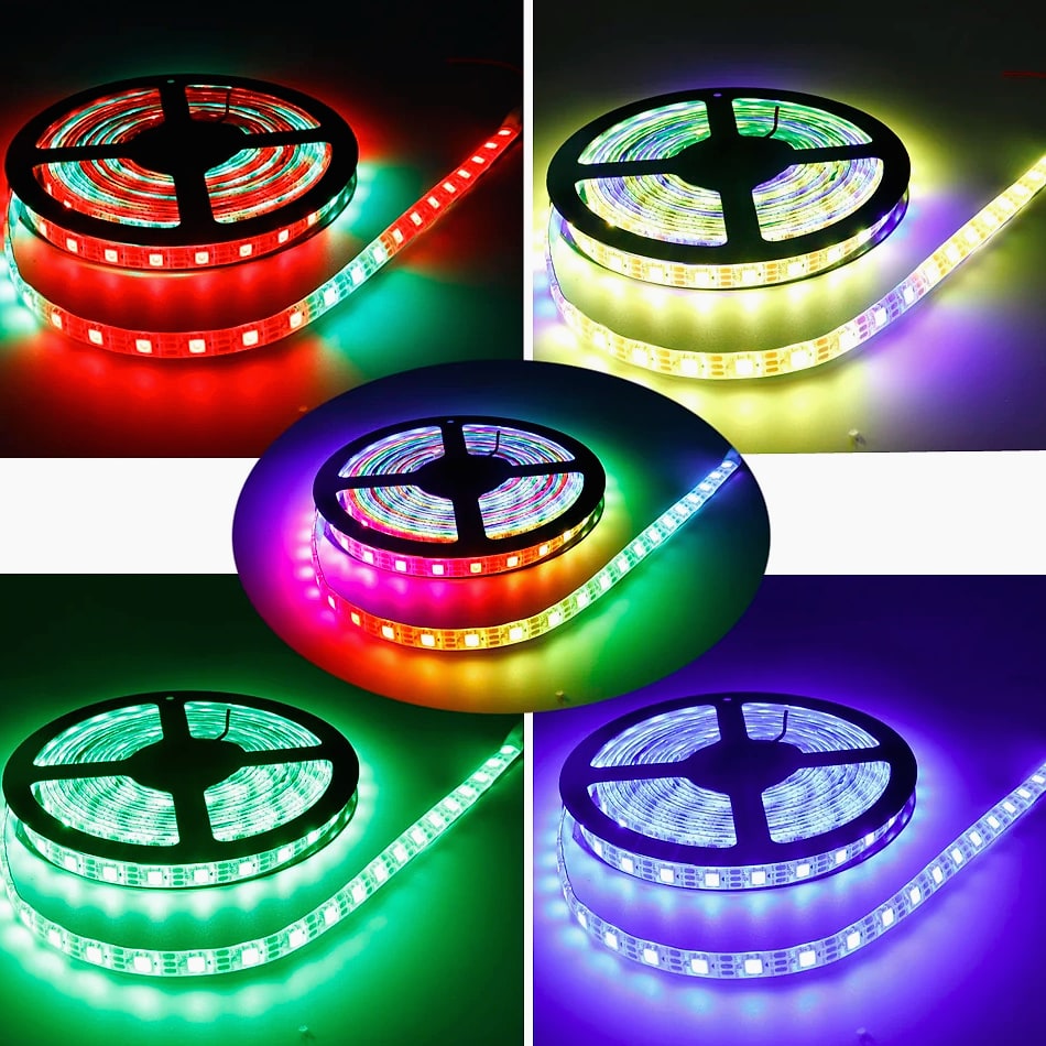 TNALANT WS2812B Addressable LED Strip 5V RGB Pixels