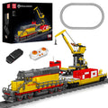 Mould King 12027 Diesel Locomotive Train Trailer Building Block Remote Control Toy