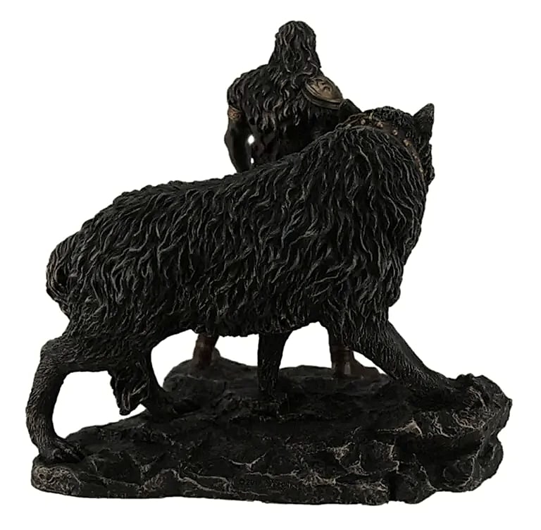 Nordic Mythology Tyr God Resin Statue 15cm Decorative Figure