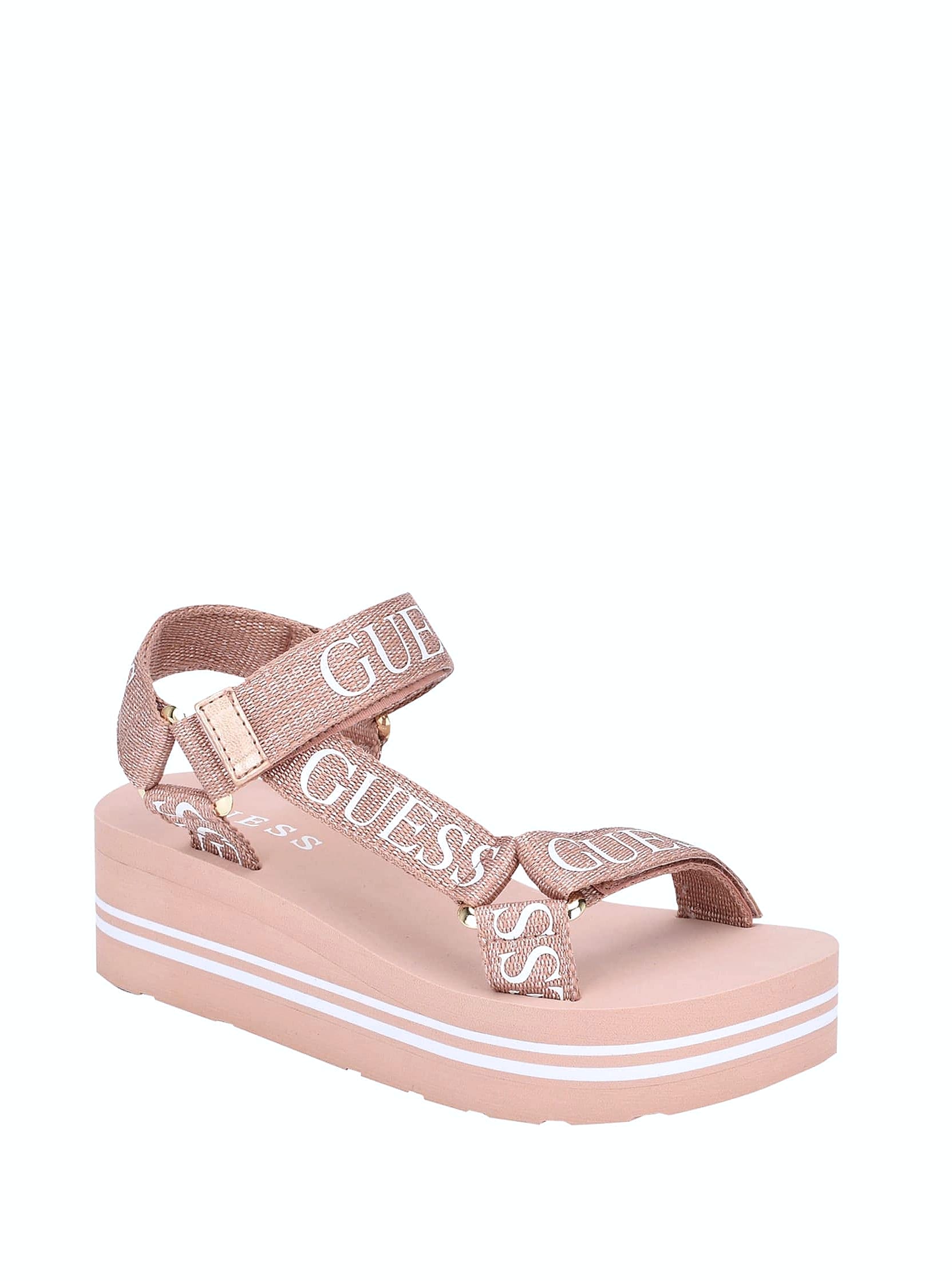 GUESS Avin Women's Platform Sandal with Logo Strap