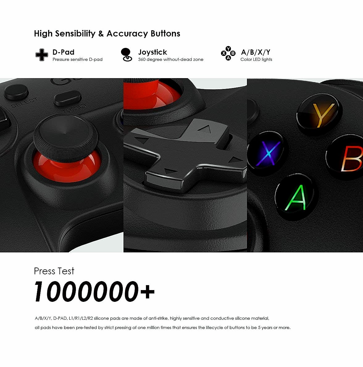 GameSir G3w Wired PC Controller for Windows and Android