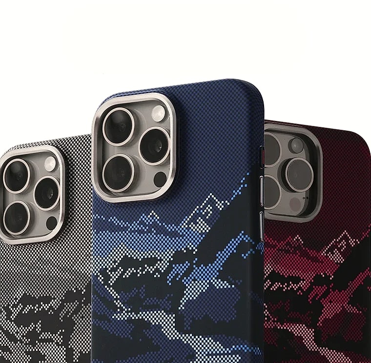 PPC Abstract Landscape MagSafe iPhone Case with Lens Shield