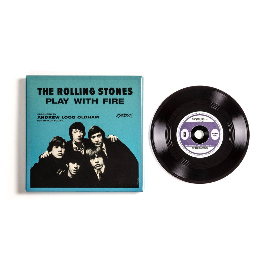 Crosley Rolling Stones RSD3 Turntable with Crate and Six 3-Inch Singles