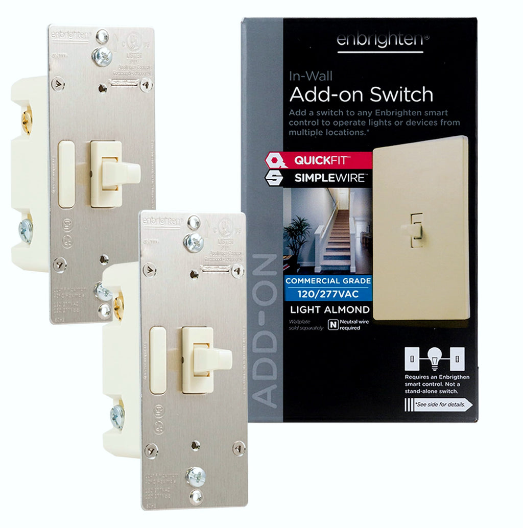 Enbrighten Z-Wave Plus Smart Light Switch 3-Way Ready 2 Pack