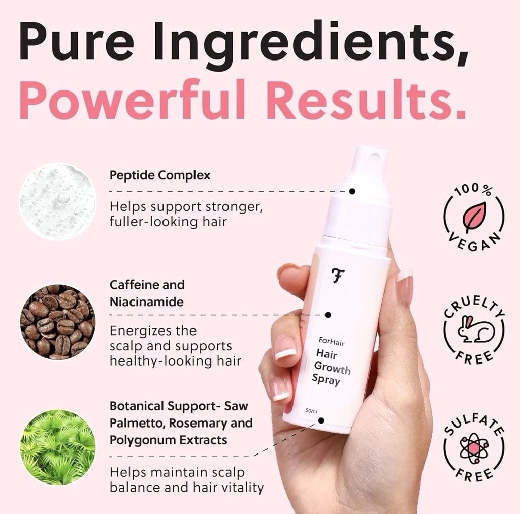 ForChics Hair Growth Serum for Women 50ml - Thinning Hair Scalp Spray