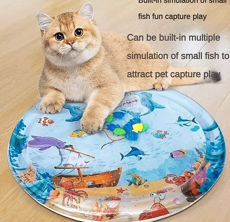 DUTRIEUX 100cm Pet Water Cooling Pad for Cats and Dogs