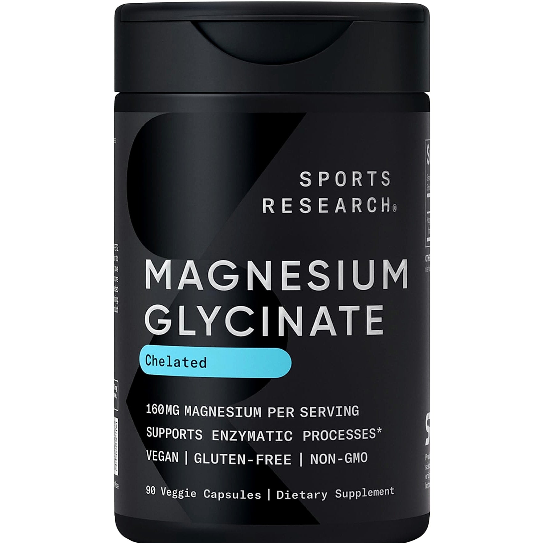 Sports Research Magnesium Glycinate 160mg Sleep Support