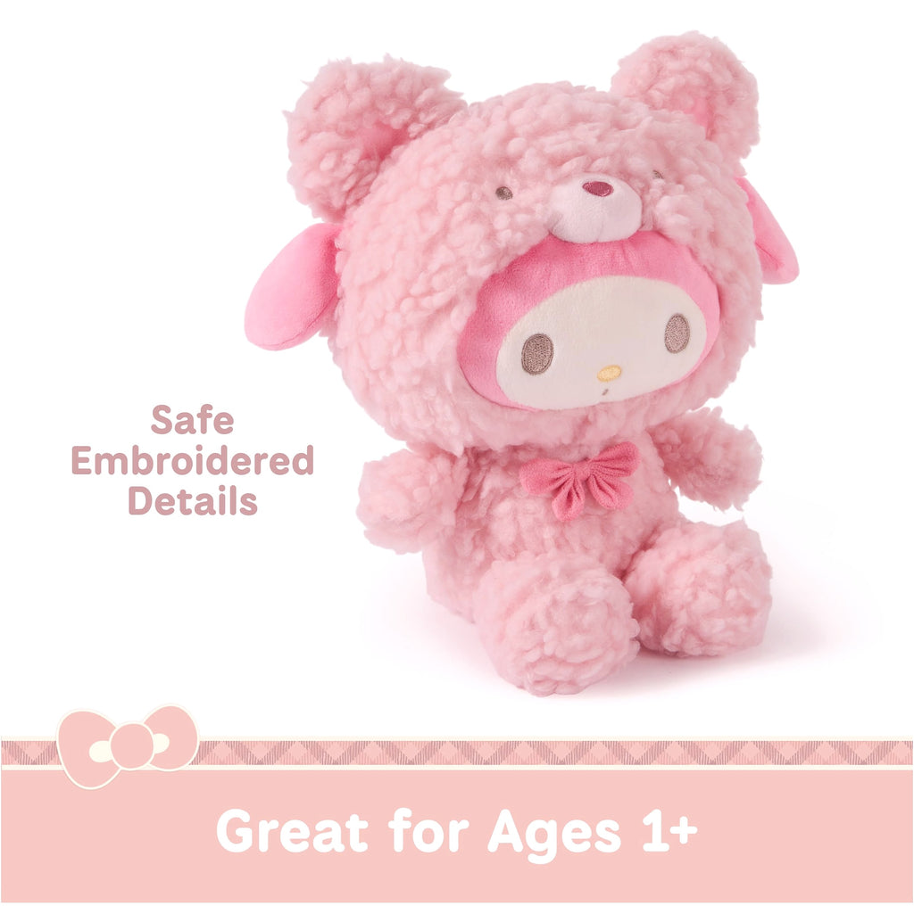 GUND Sanrio My Melody Café Latte Teddy Bear Plush Toy, 10 inch