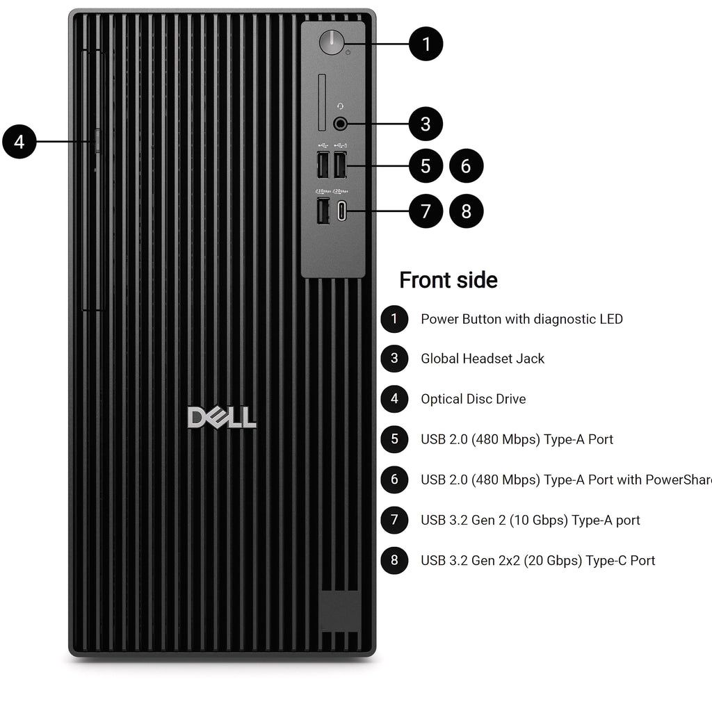 Dell Pro Tower Plus Intel Core Ultra 7 265 Workstation PC