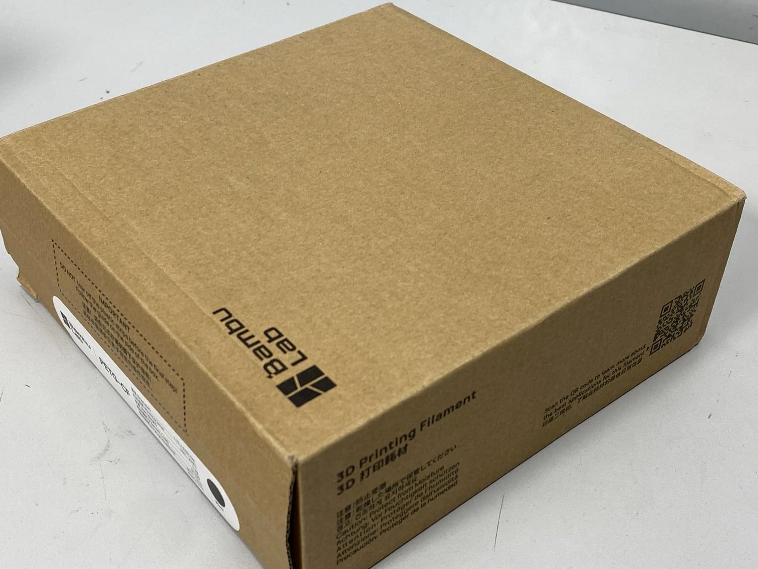 Bambu PETG CF 1.75mm Black 31100 Filament - Precision Diameter