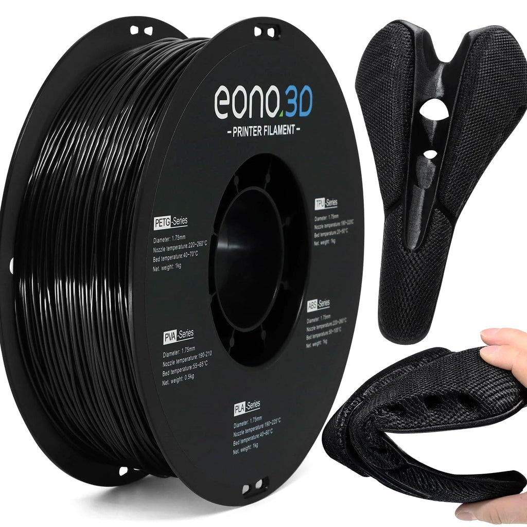 85A TPU 3D Printer Filament – Extra Soft & Flexible Rubber-Like, Durable & Wear-Resistant, 1.75mm ±0.03mm