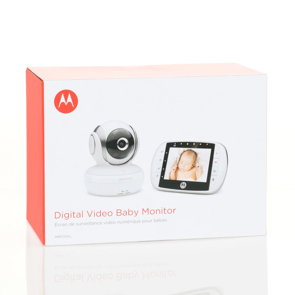 Motorola MBP-33XL Baby Monitor with Color LCD Microphone Night Vision, Room Temp