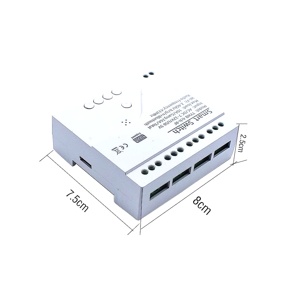 MHCOZY 4CH Zigbee Relay Switch for Home Automation