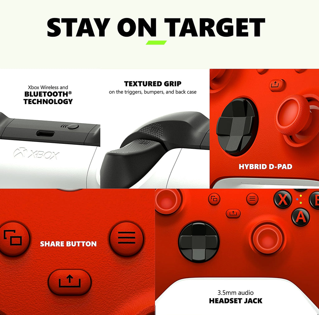 Xbox Wireless Controller Pulse Red for Console PC Android