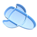 Liitle Sadi Silicone Airplane Toddler Plate, BPA-Free, Baby Plate, Baby Dish.