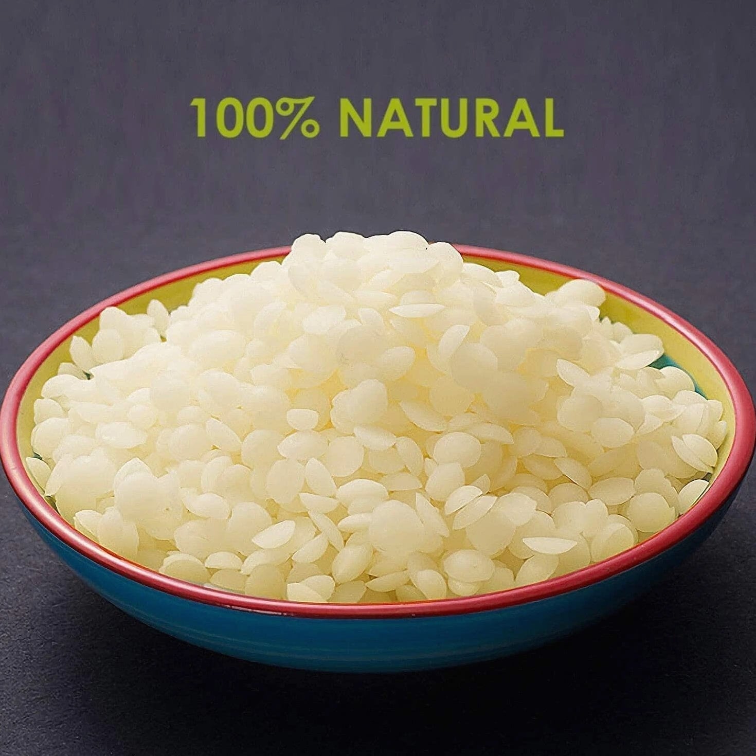 5 LB White Beeswax Pellets, Bulk Beeswax Beads (80 OZ) Pastilles for Candle Making