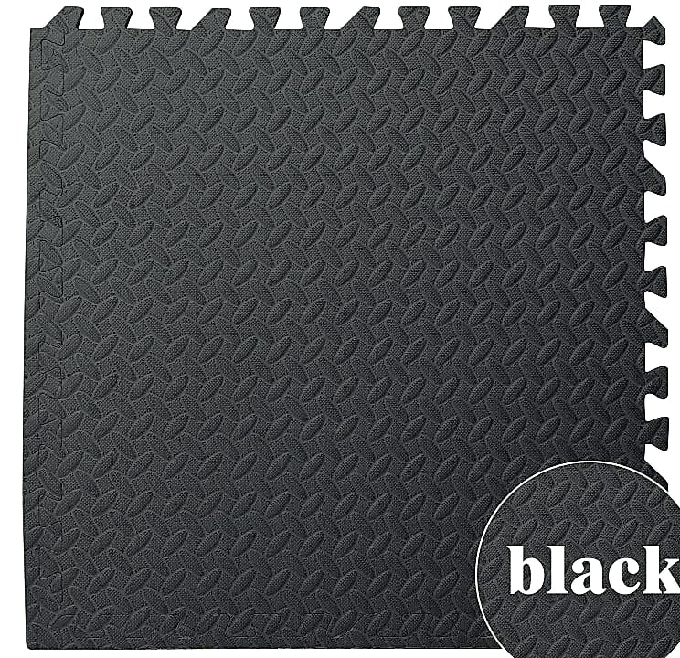 DHDH 30x30cm EVA Foam Gym Mat, 16-Piece Interlocking Floor Tiles
