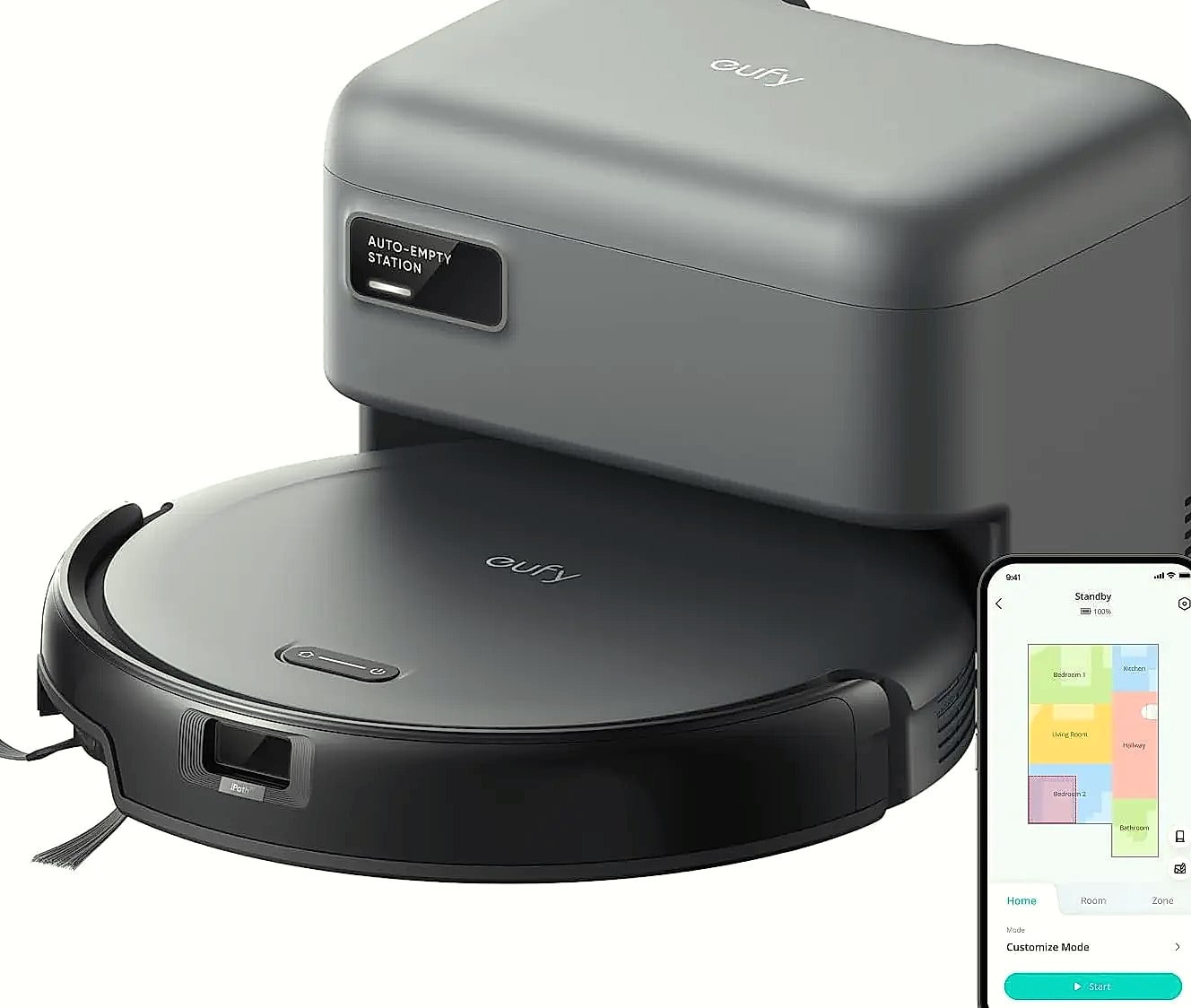eufy C10 Robot Vacuum with Self-Emptying Station
