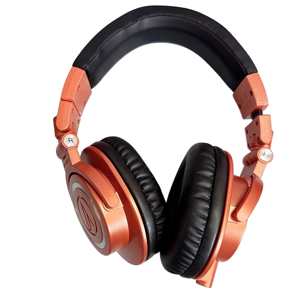 NEW Audio-Technica ATH-M50X Professional Over Ear Headphones - Orange