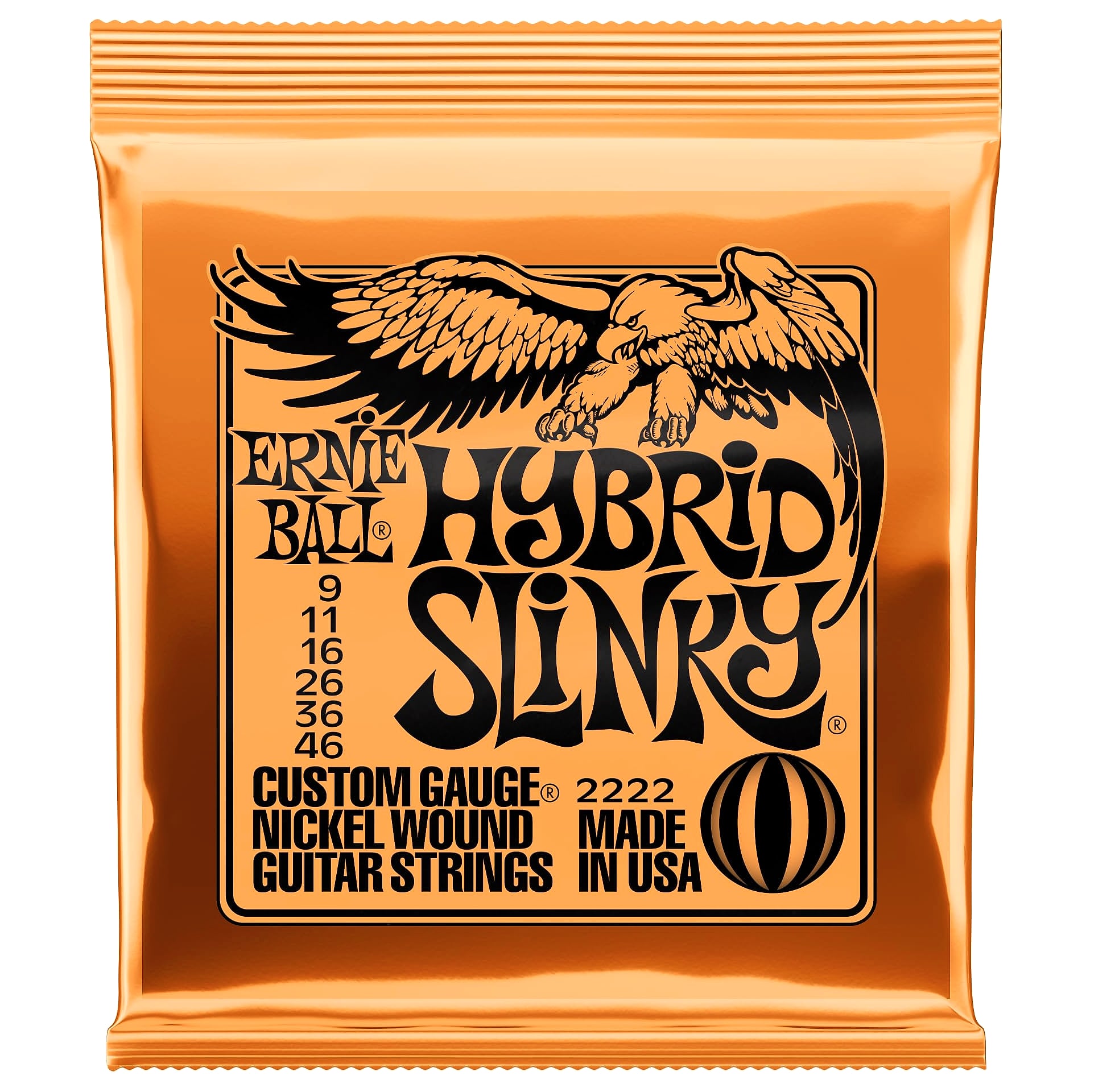 Ernie Ball Regular Slinky Nickel Wound Guitar Strings 10-46