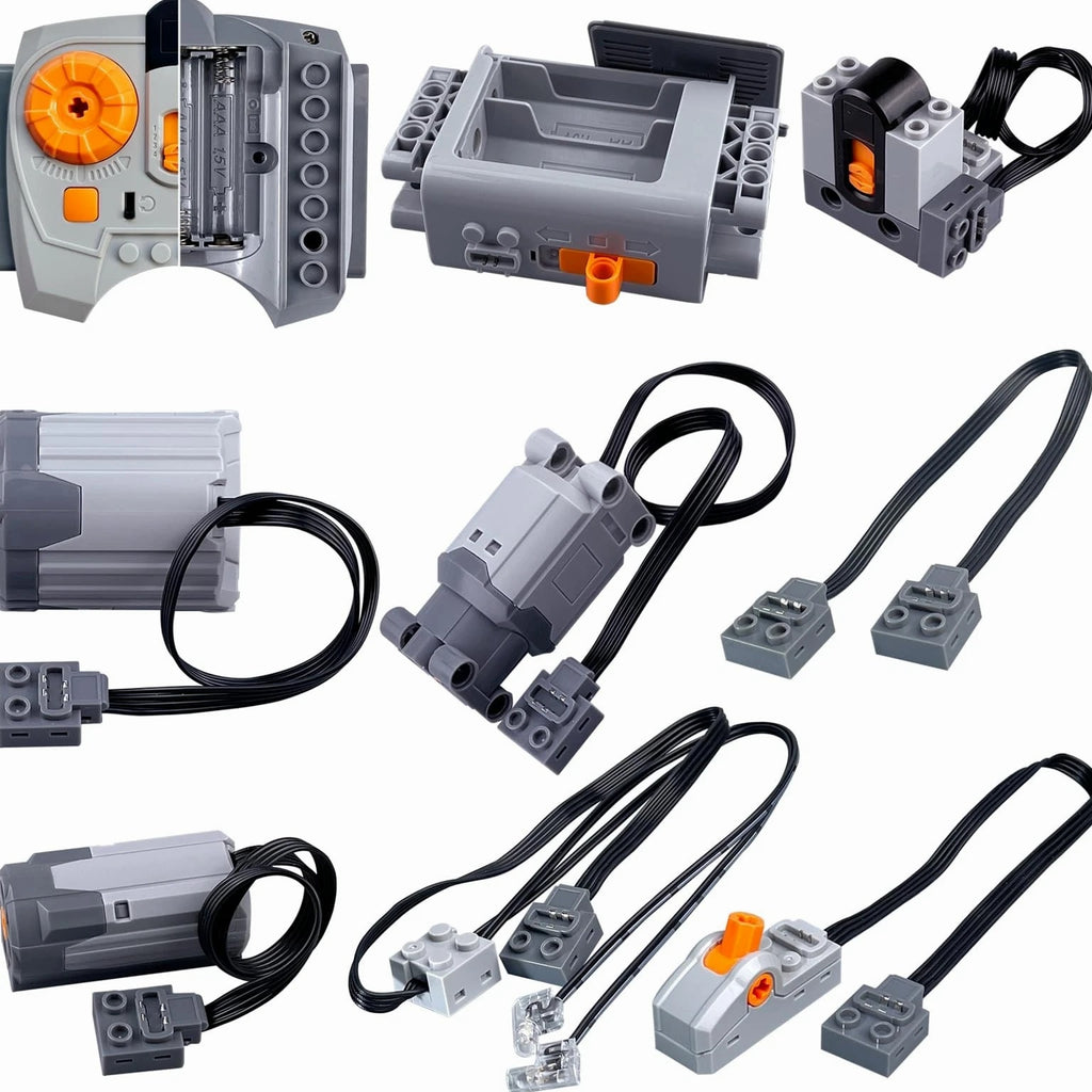 9-in-1 Technics Motor Kit with Power Function Set Contains M/L/XL Motors, AA...