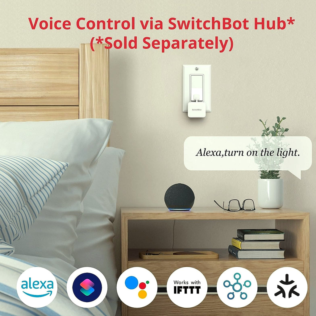 SwitchBot Smart Switch Button Pusher Bluetooth Remote Control