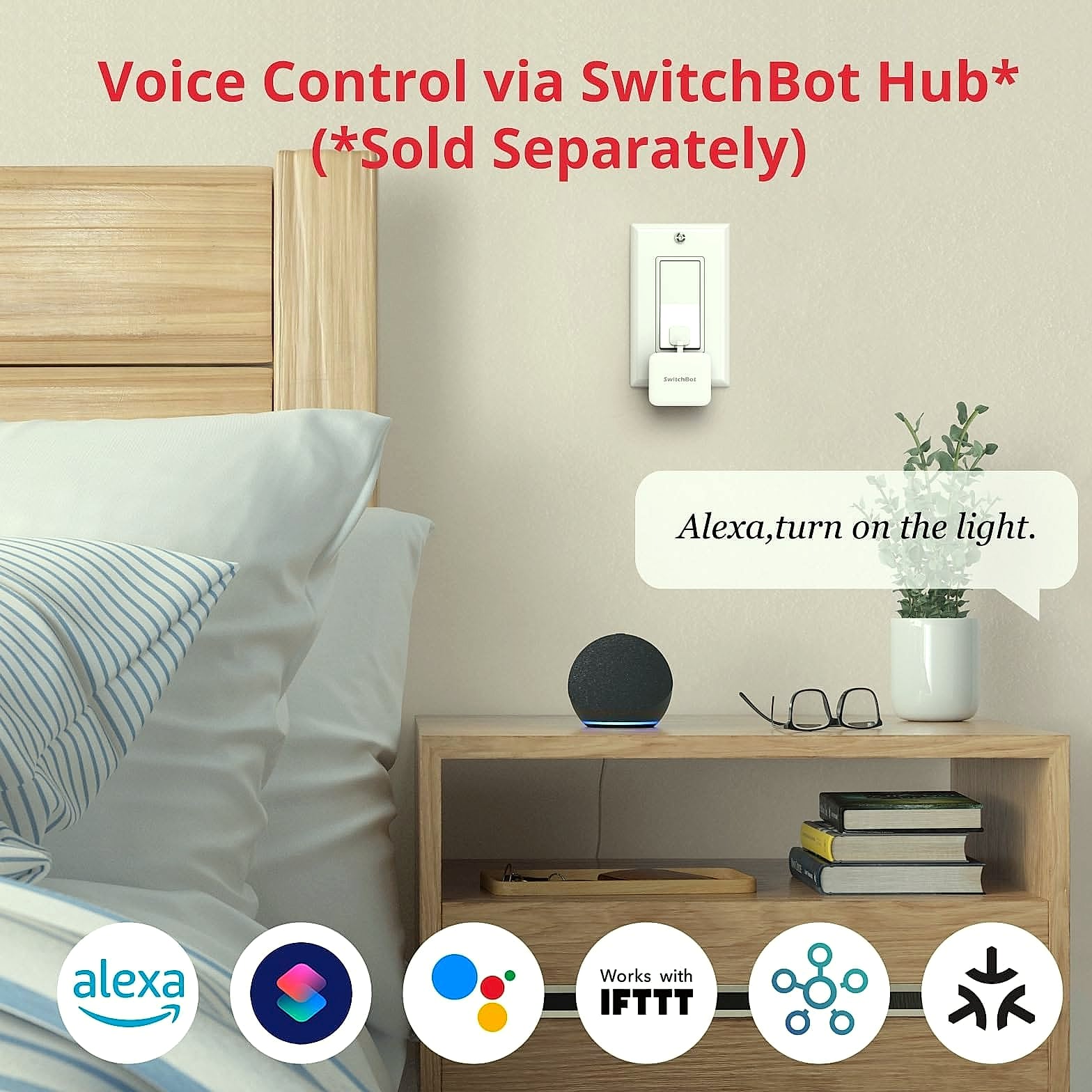 SwitchBot Smart Switch Button Pusher Bluetooth Remote Control