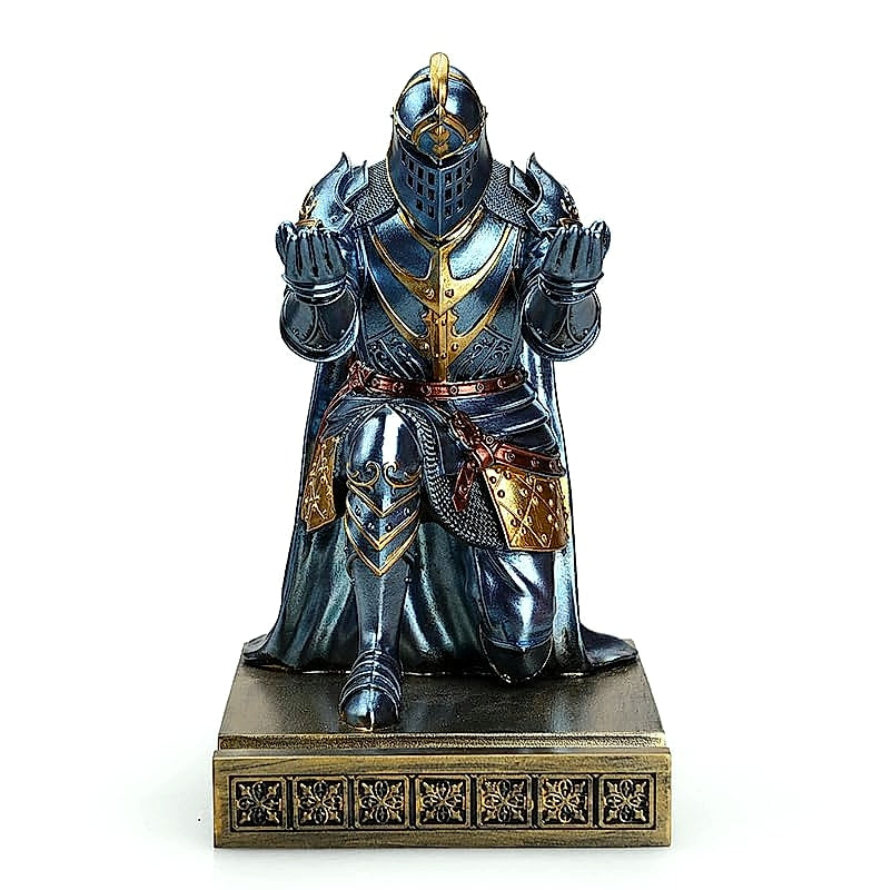 HDMbigmi King's Guard Knight Pen Holder Phone Stand Statue