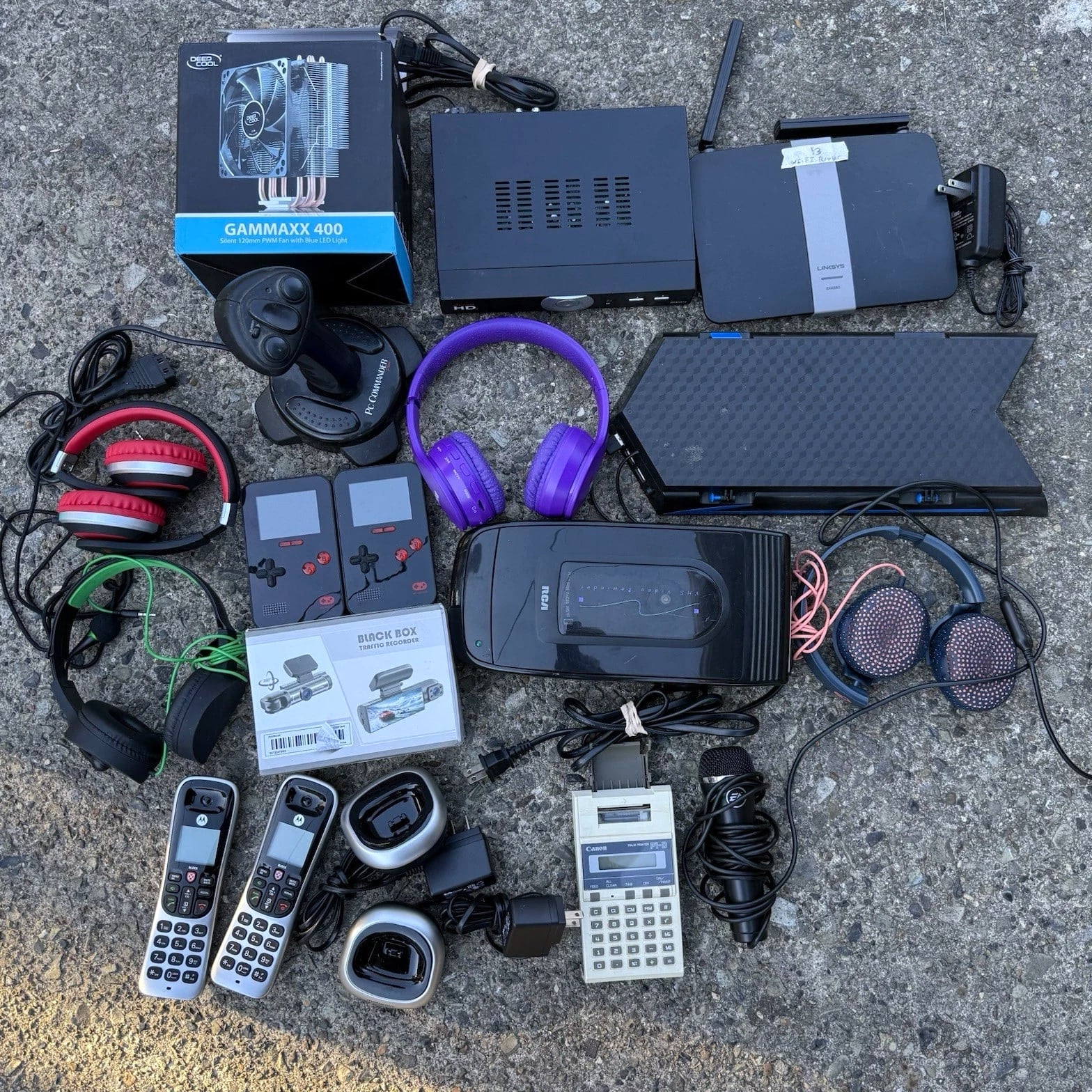 Junk Drawer Mixed Lot of Electronics Gadgets As-Is Used Untested Parts Repair