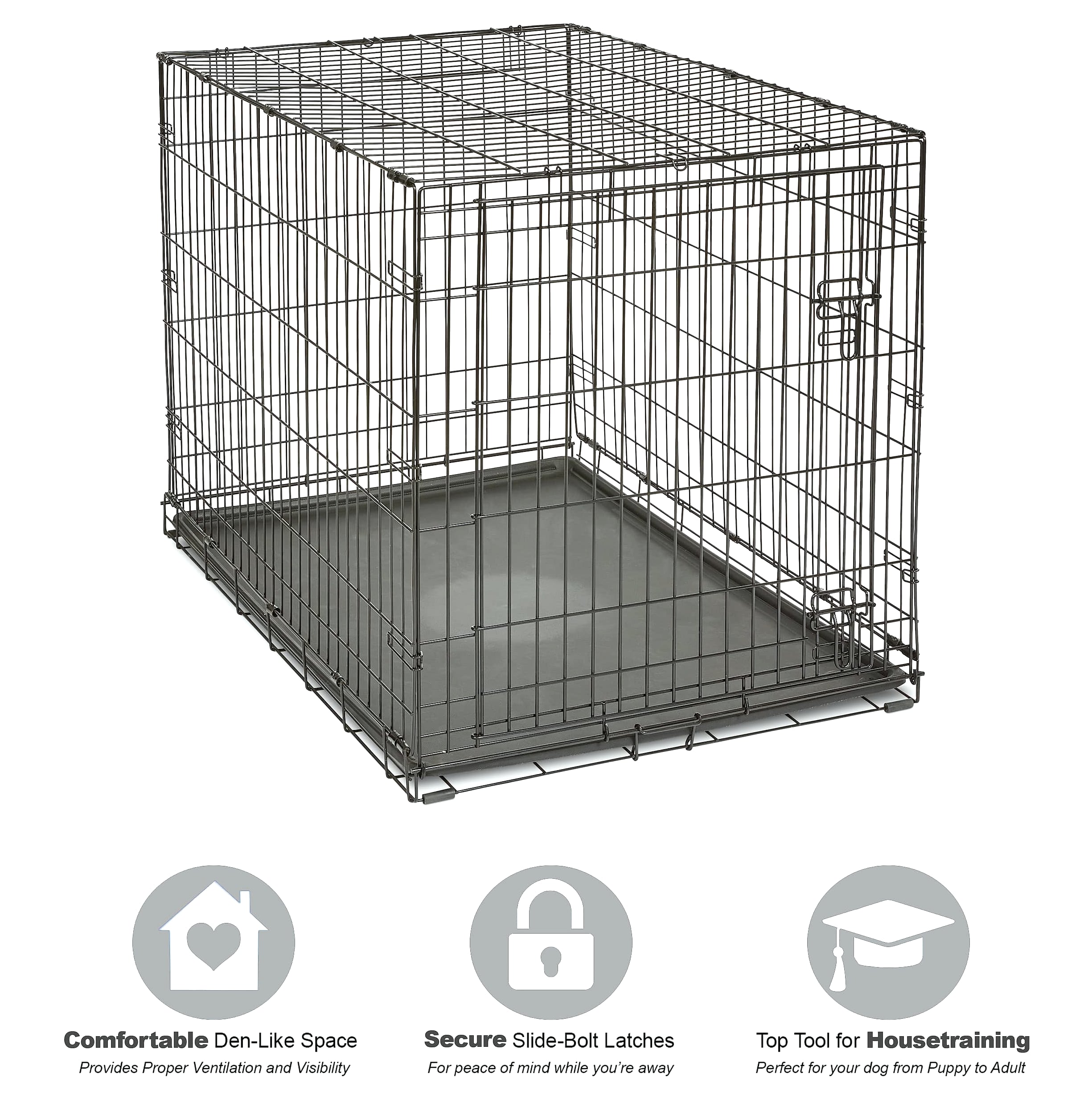New World 42-Inch Dog Crate for Large Breeds, 71-90 lbs