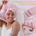 Silk Bonnet For Sleeping Women, Satin Hair Bonnet For Sleeping For Wavy Curly Na