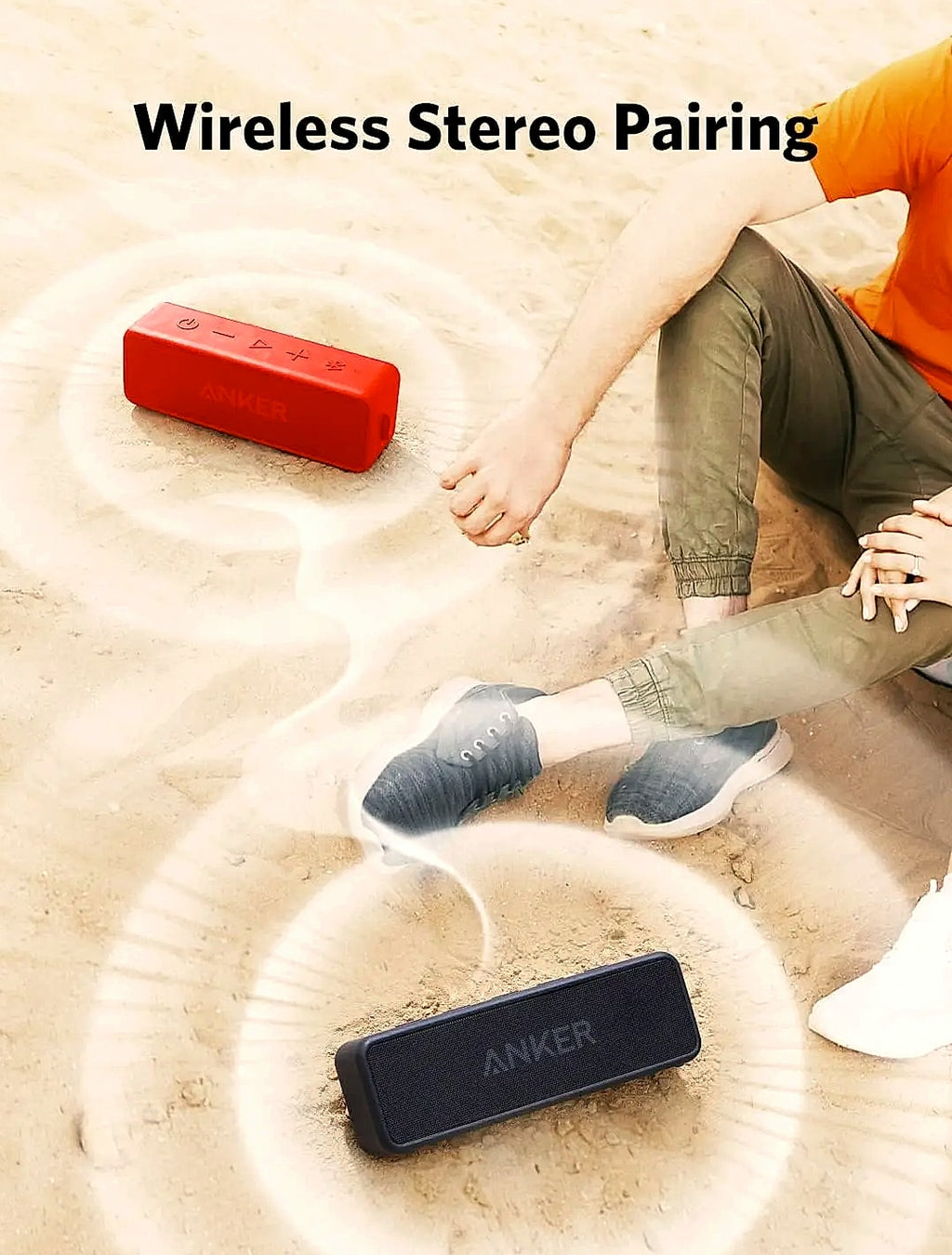 Anker Soundcore 2 Portable Bluetooth Speaker, 24hr Battery