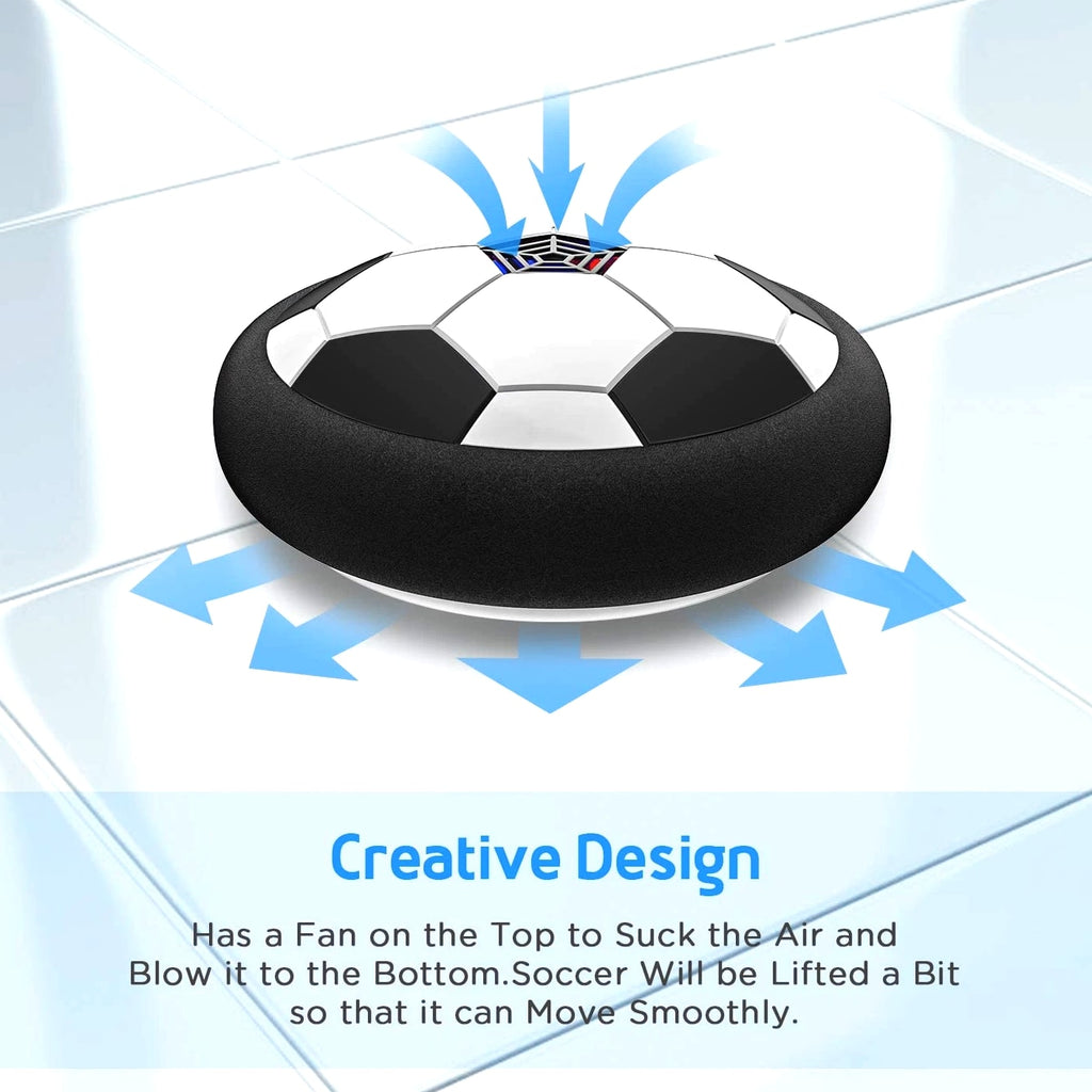 Boy Toys LED Hover Soccer Ball - Air Power Training Ball Playing Football