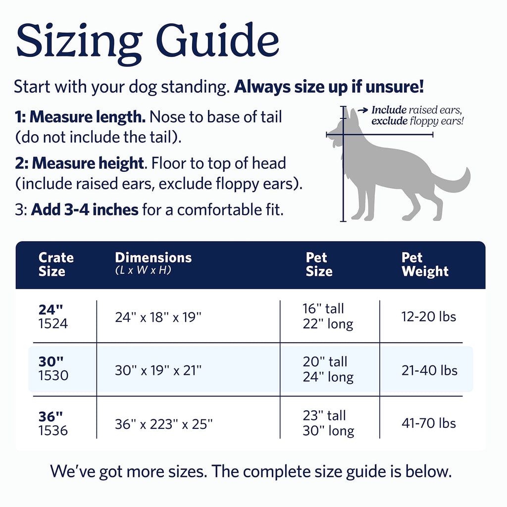 MidWest Homes for Pets 30-Inch iCrate Dog Crate for Medium Breeds