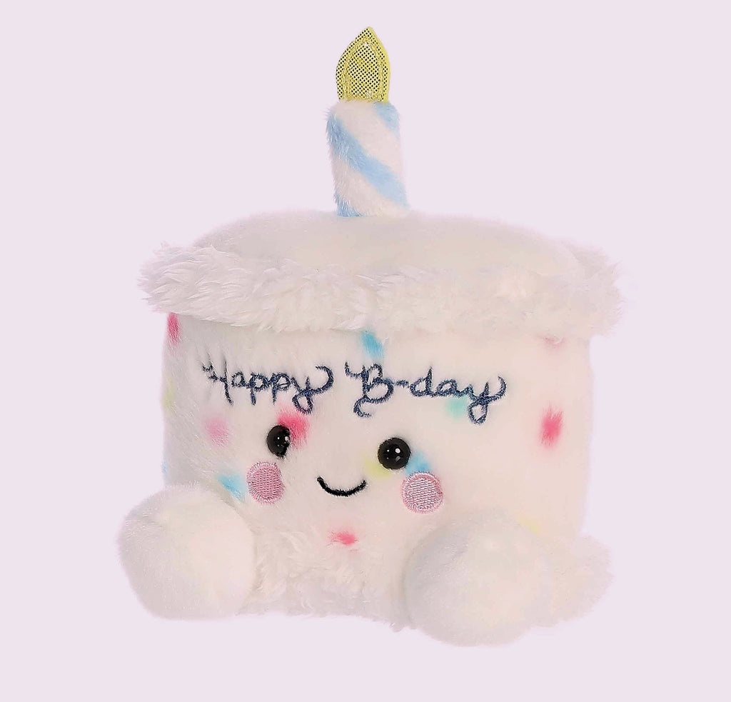 Aurora Palm Pals Happy B'Day Cake Stuffed Animal 5.5 inch