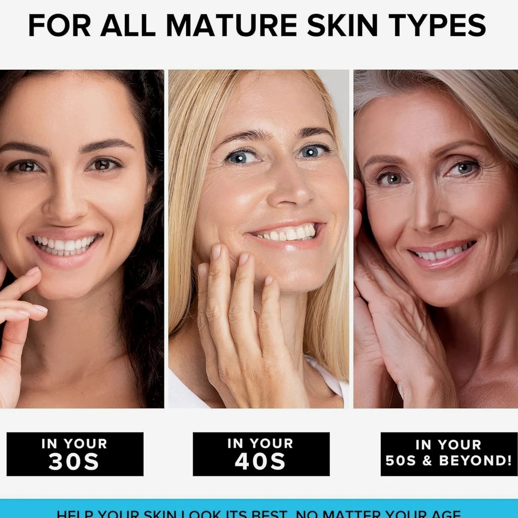 Anti-Aging Moisturizer with Retinol, Collagen & Hyaluronic Acid - Professional Formula