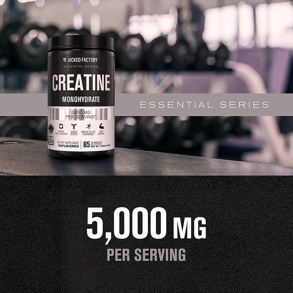 Jacked Factory Creatine Monohydrate Powder 425g Supplement