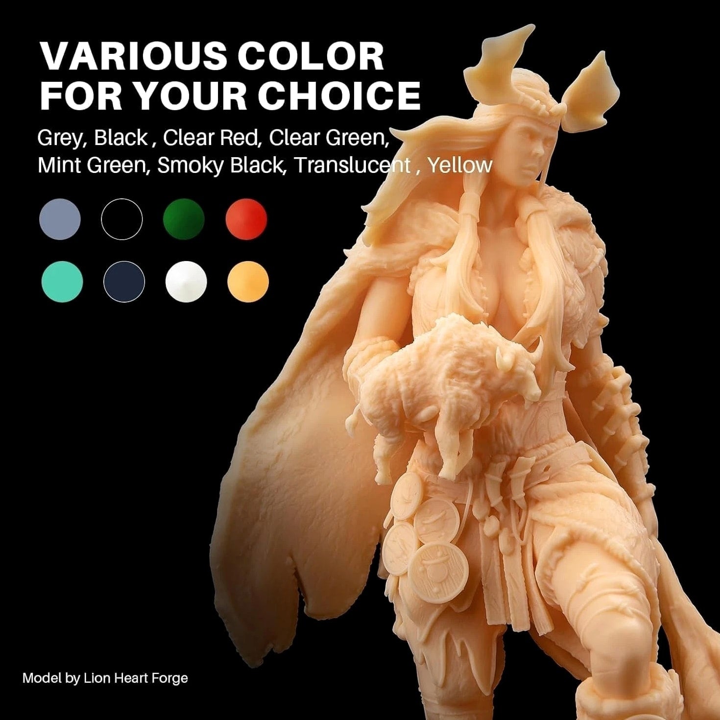 ELEGOO ABS-Like 3D Printer Resin 3.0, 405nm UV-Curing Photopolymer Resin