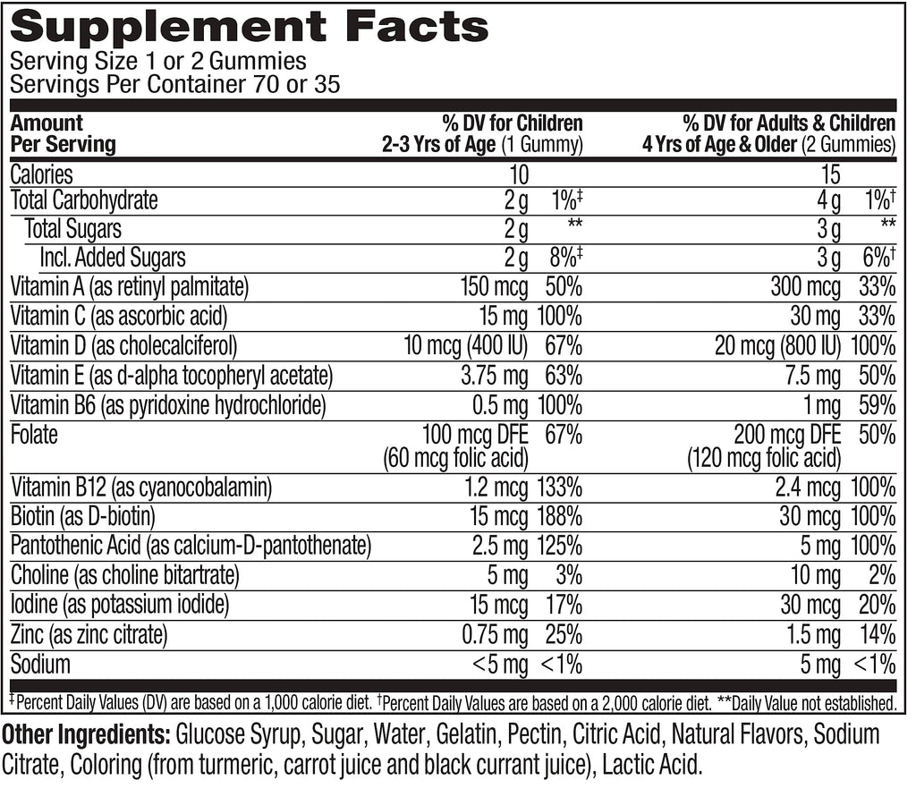 OLLY Kids Multivitamin Gummy Worms, Immune Support, 70 Count