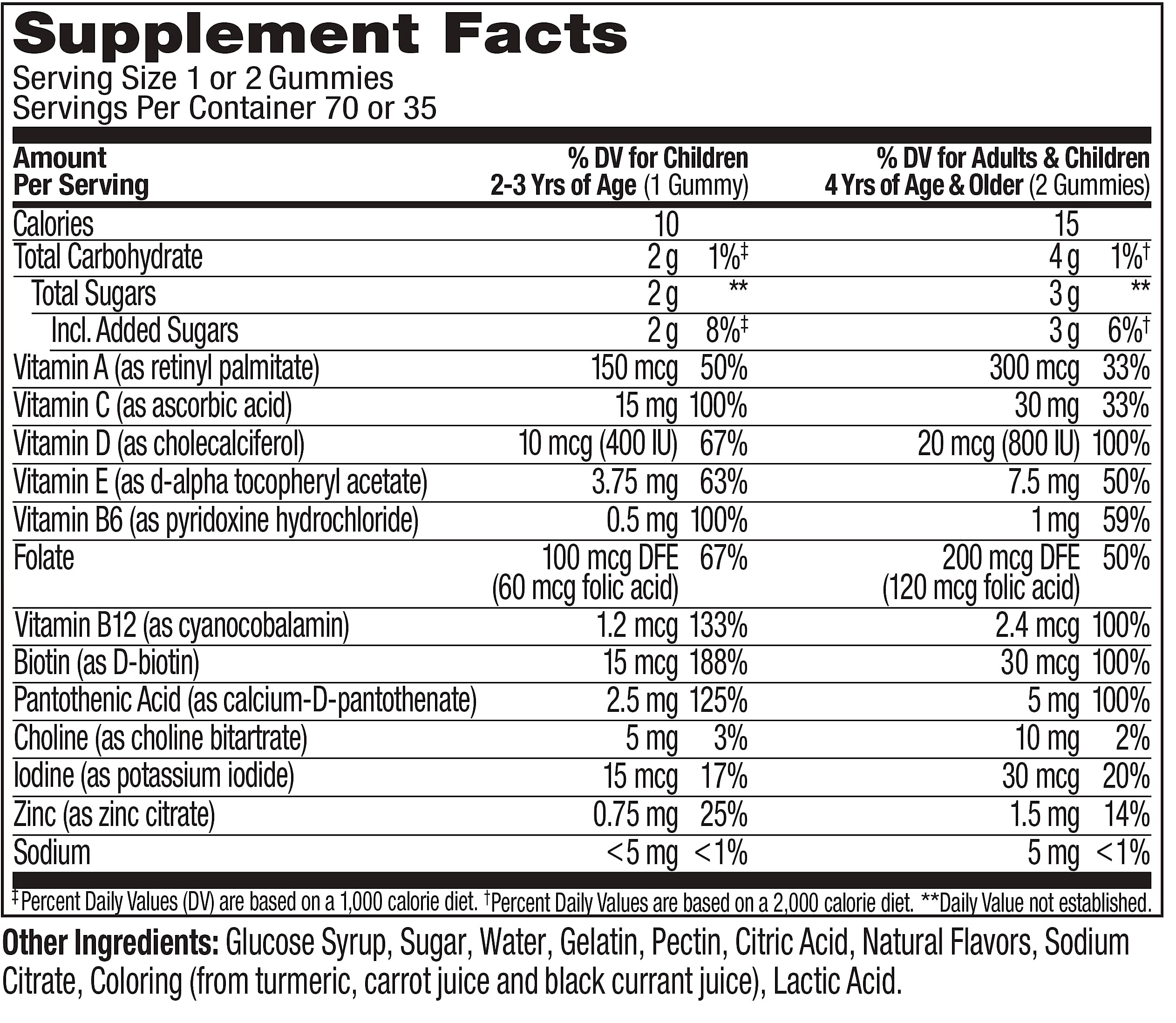 OLLY Kids Multivitamin Gummy Worms, Immune Support, 70 Count