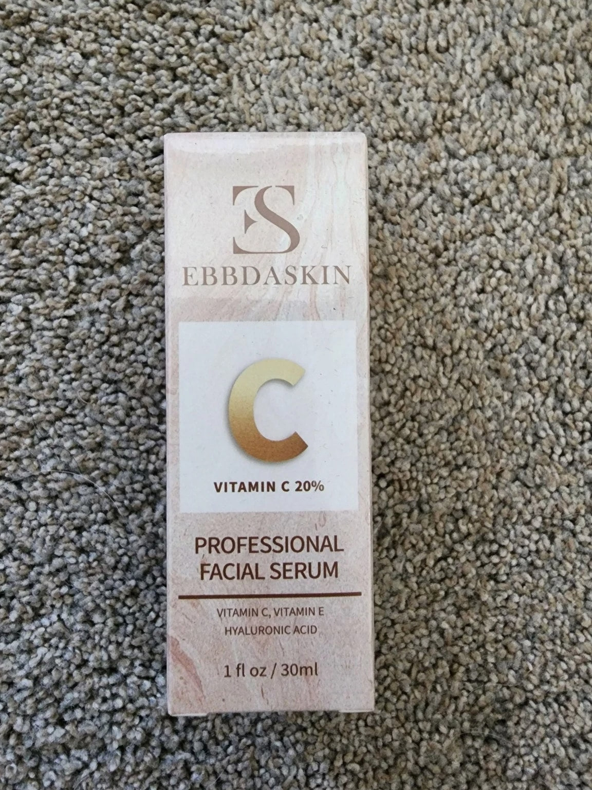 EBBDASKIN Professional Facial Serum - Vitamin C 20%, 1 fl oz