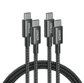 Anker 333 USB-C Cable 2-Pack 6ft, 100W Fast Charging