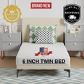Gel Memory Foam Medium-Firm Twin Mattress, CertiPUR-US Certified Mattress in Box