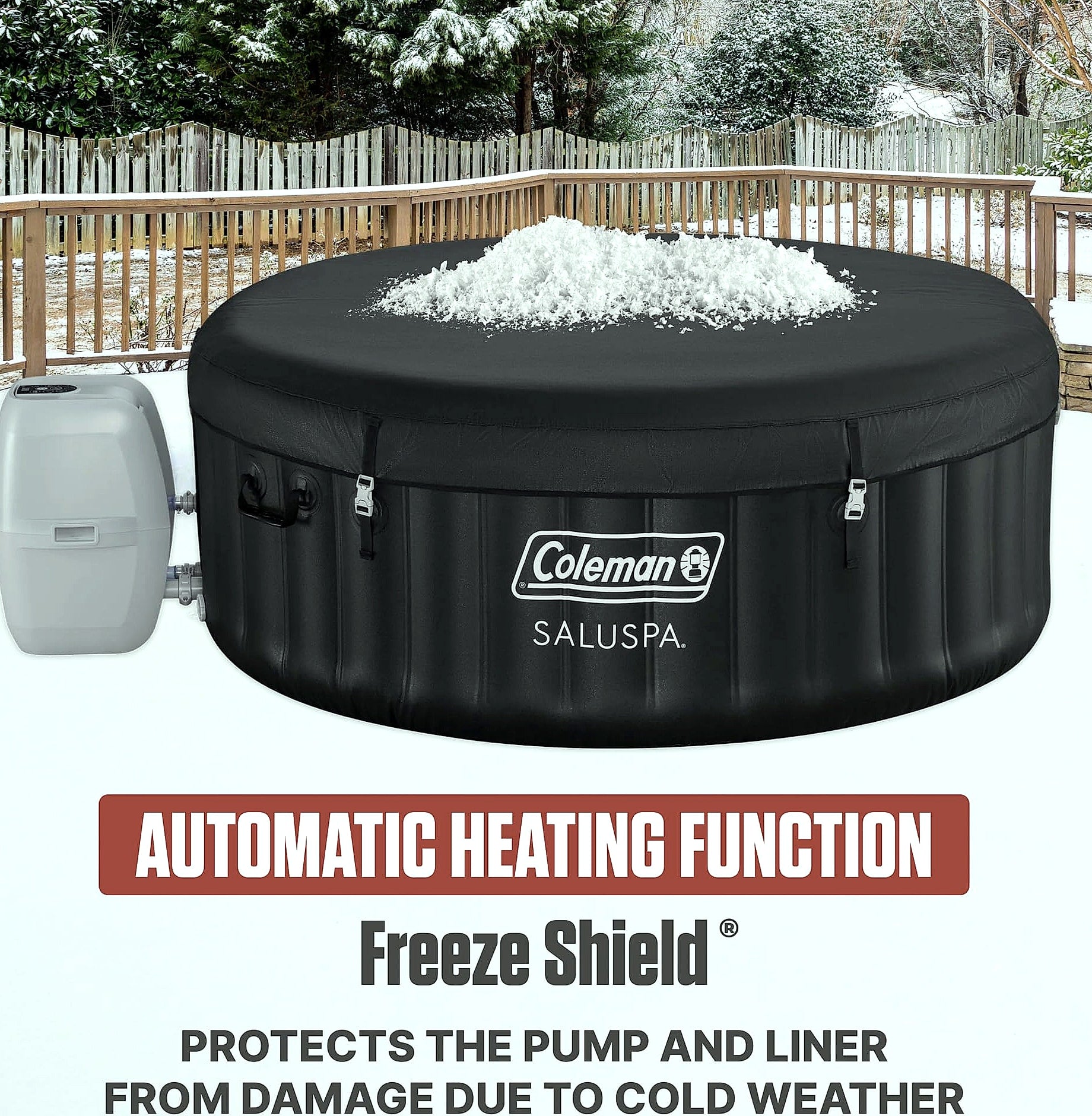 Coleman Miami 2-4 Person Inflatable Hot Tub with 120 AirJets