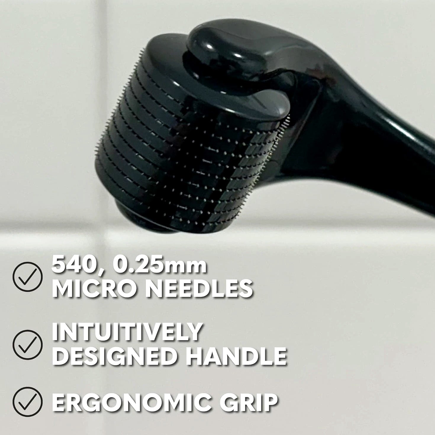 Derma Roller for Face Body and Scalp - Microneedling for Men and Women with 540 Needles