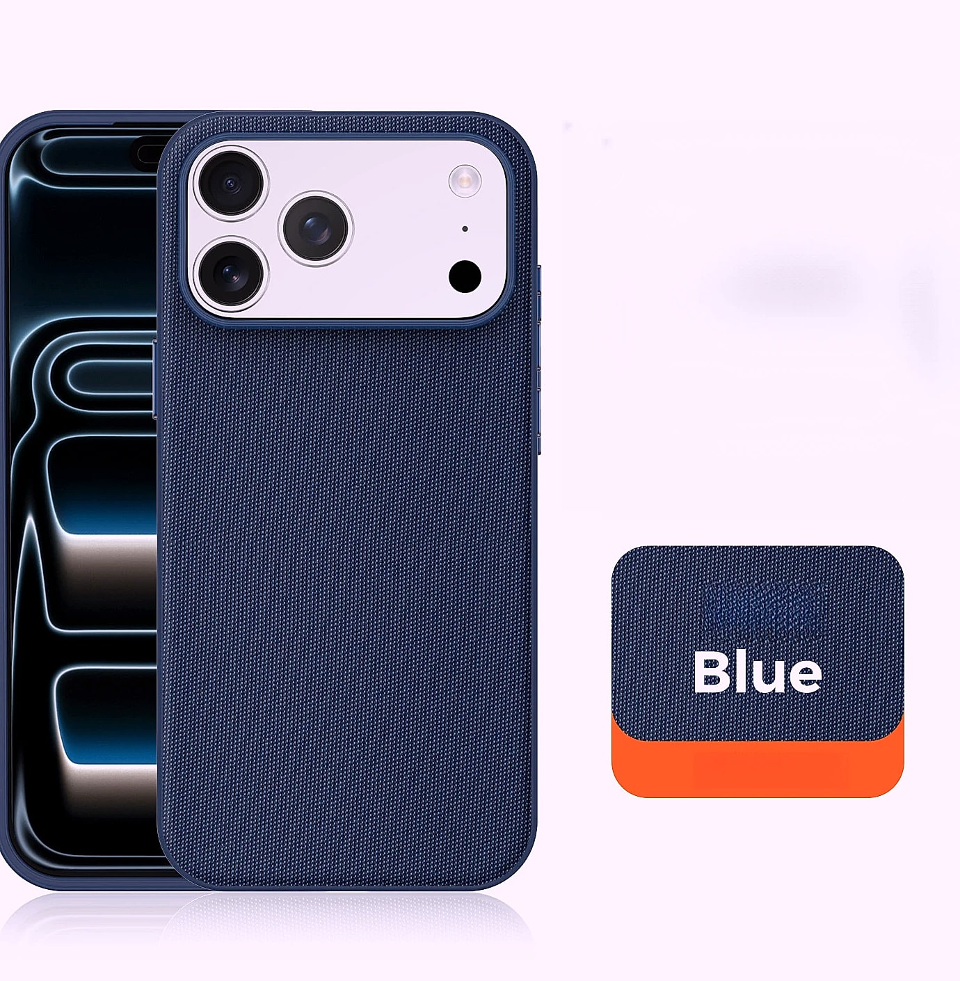 Techwoven Fabric Magnetic Phone Case for iPhone 15/16/17 Pro Max