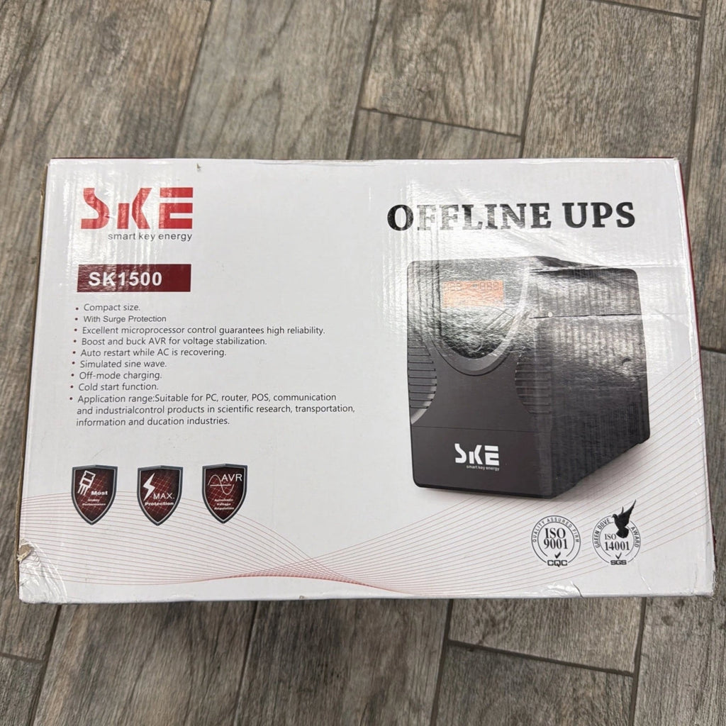 1500VA/900W Ups Battery Backup and Surge Protector Power Supply Unit